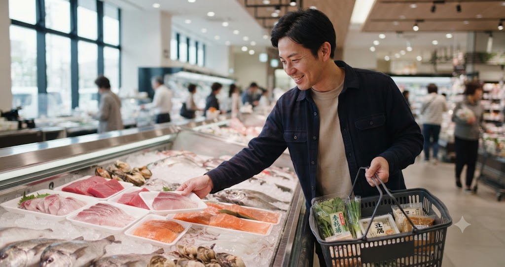 魚介の疑問点を表すイメージ画像