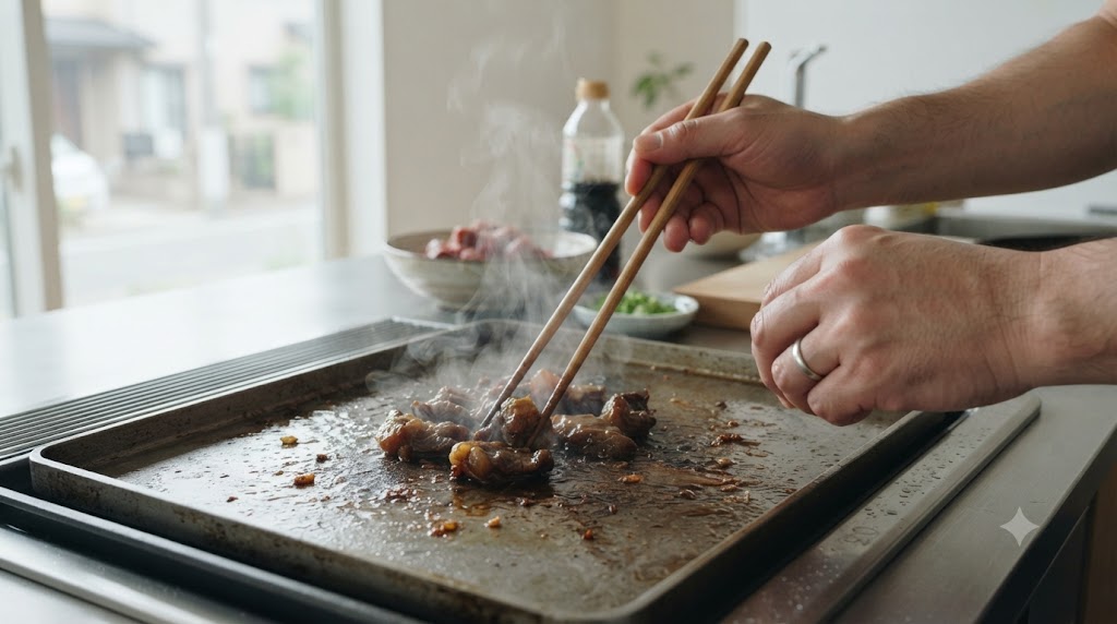 すじ焼きを表すイメージ画像