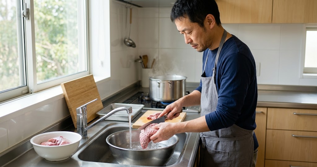 牛フワがまずい理由と下処理のイメージ
